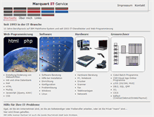 Tablet Screenshot of marquart-it-service.de